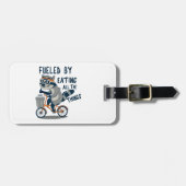 Angenährt durch Essen aller Dinge Racoon-Cycling Gepäckanhänger (Vorderseite horizontal)