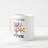 Angenährt von Spooky Vibes und Kaffee Kaffeetasse (Vorderseite Links)