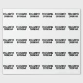 Angenehm Offensive Geschenkpapier (Flach)