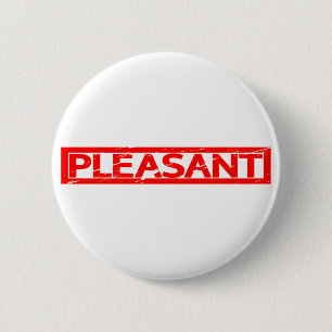 Angenehme Briefmarke Button
