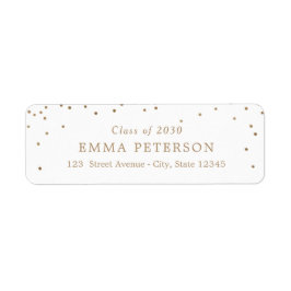 Angenehme EDITABLE FARBadresse für Abschluss