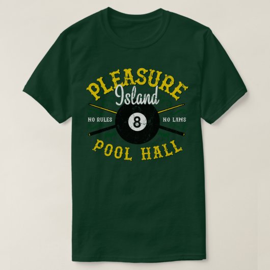 Angenehme Island Pool Hall T-Shirt (Design vorne)