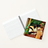 Angenehme Katze Notizblock (Innenseite)
