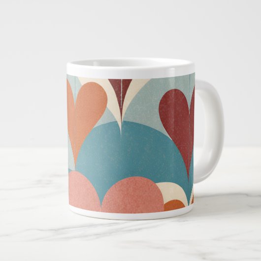 Angenehme Liebe | Jumbo-Tasse (Vorderseite Rechts)