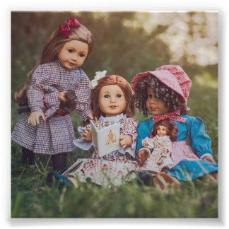 Angenehme Mädchen Fotodruck