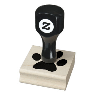 Angenehme Paw Print 1 Zoll Tinte Briefmarke Gummistempel