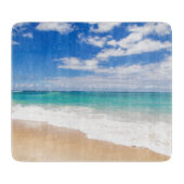 Angenehme Strandhaube Schneidebrett (Vorderseite)