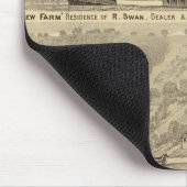 Angenehmer Aussichtsbetrieb Mousepad (Ecke)