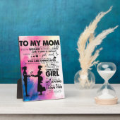 Angenehmer Brief an die Mama | Liebliches Geschenk Fotoplatte (Seite)