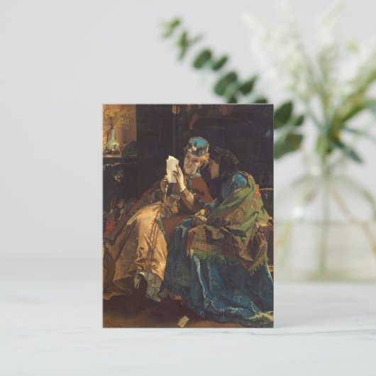 Angenehmer Brief Postkarte (Stehend Vorderseite)