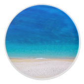 Angenehmer Mittelmeerstrand Keramikknauf (Vorderseite)