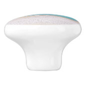 Angenehmer Mittelmeerstrand Keramikknauf (Seitenansicht)