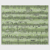 angenehmer Musikurlaub Geschenkpapier (Flach)