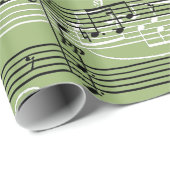 angenehmer Musikurlaub Geschenkpapier (Rolleneckpunkt)