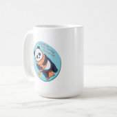 Angenehmer Panda-Notruf Kaffeetasse (Vorderseite Links)