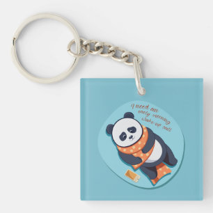 Angenehmer Panda-Notruf Schlüsselanhänger