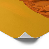 Angenehmer Spitz drucken Poster (Ecke)