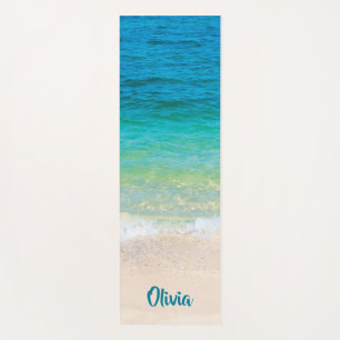 Angenehmer Strand (mit personalisiertem Namen) Yogamatte