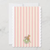 Angenehmer Willkommenspink Einladung (Rückseite)