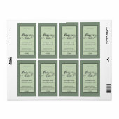 Angenehmes Etikett für Schmetterlingskörper (Vorne)