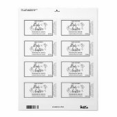 Angenehmes Etikett für Schmetterlingskörper (Vorne)