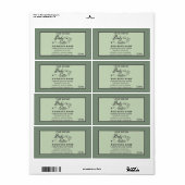 Angenehmes Etikett für Schmetterlingskörper (Vorne)