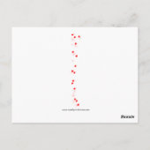 Angenehmes Kleinkind badet Vintag Valentine Postkarte (Rückseite)