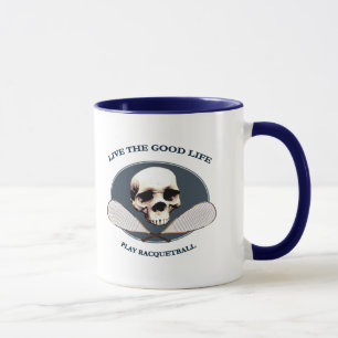 Angenehmes LebenRacquetball Tasse