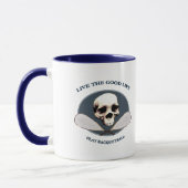 Angenehmes LebenRacquetball Tasse (Links)