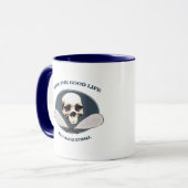 Angenehmes LebenRacquetball Tasse (Vorderseite Links)