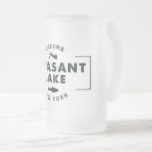 Angenehmes mattiertes Bier des Sees 16oz viel Mattglas Bierglas (VorderseiteRechts)