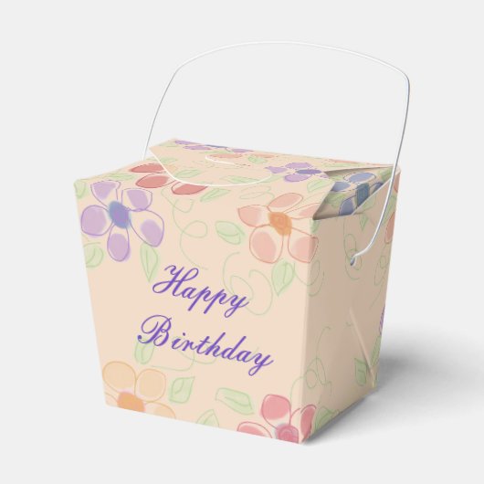 Angenehmes Papier Flower Gevor Box Geschenkschachtel (Vorderseite)