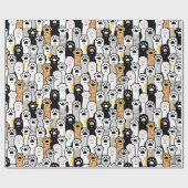 Angenehmes Papier für Katzenpaws Geschenkpapier (Flach)