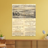 Angenehmes Tal, Kalifornien Leinwanddruck (Insitu (Wohnzimmer))