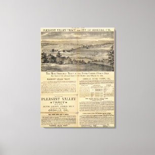 Angenehmes Tal, Kalifornien Leinwanddruck