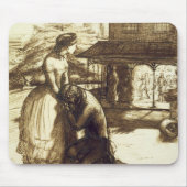 Angenommen, 1853 (Stift u. braune Tinte auf Mousepad (Vorne)