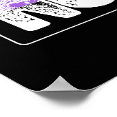 Angenommen, Flag für nicht binäre Pride Poster (Ecke)