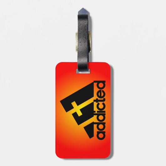 angenommen gepäckanhänger (Rückseite vertikal)