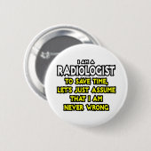 Angenommen ich bin nie falsch button (Vorne & Hinten)