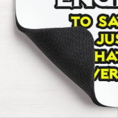 Angenommen, ich habe nie Unrecht Mousepad (Ecke)