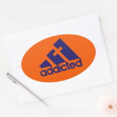 angenommen ovaler aufkleber (Umschlag)