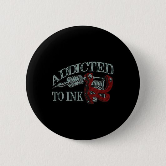 Angenommen, sich zu dunklen Tattoo-Künstler Inking Button (Vorderseite)