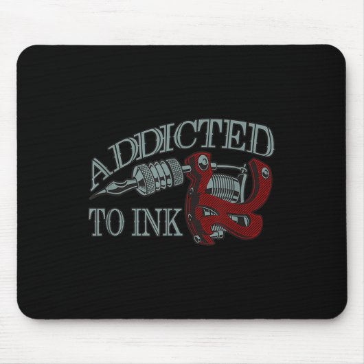 Angenommen, sich zu dunklen Tattoo-Künstler Inking Mousepad (Vorne)