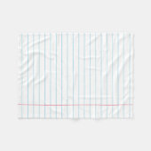 ANGEORDNETE LINES PAPIERdecke Fleecedecke (Vorderseite (Horizontal))