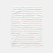 ANGEORDNETE LINES PAPIERdecke Fleecedecke (Vorderseite)