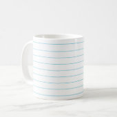 ANGEORDNETE LINES PAPIERTasse Kaffeetasse (Vorderseite Links)