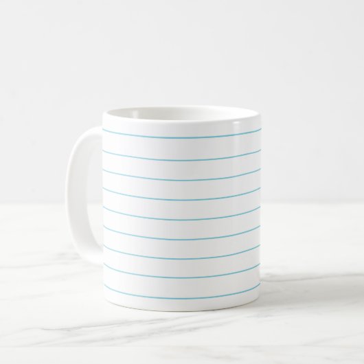 ANGEORDNETE LINES PAPIERTasse Kaffeetasse (Vorderseite Links)