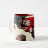 Angepackt Zweifarbige Tasse (Vorderseite Links)