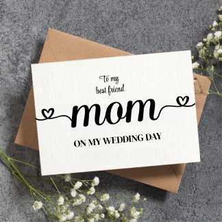 Angepasst für meine beste Freundin Mama Dankeskarte