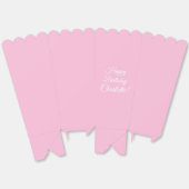 Angepasst mit Namen, Happy Birthday, hellrosa Geschenkschachtel (Ungeklappt)